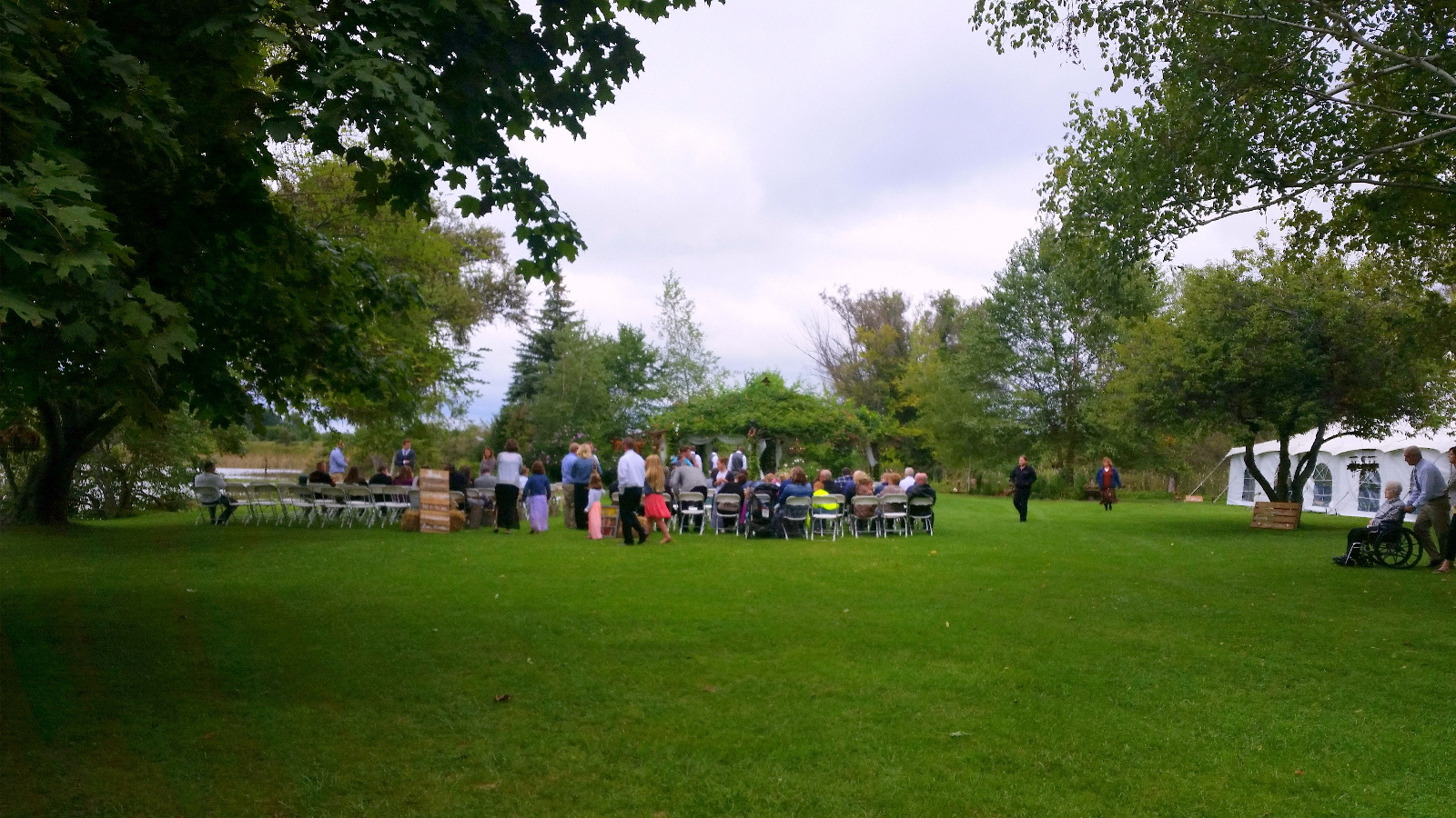 Everyone's getting ready for the Ceremony